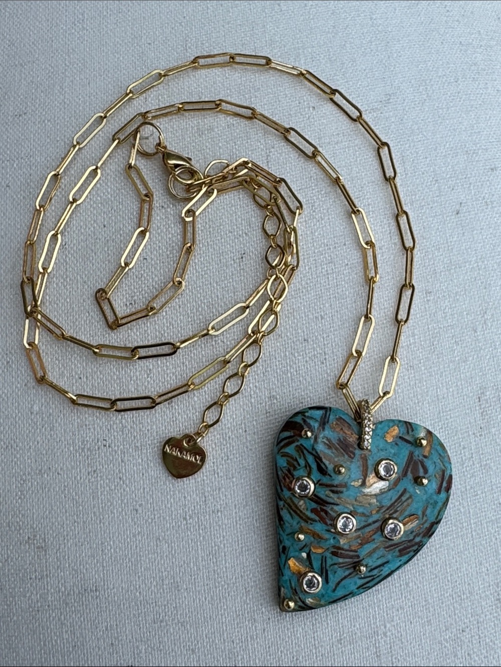 Nakamol heart pendant necklace - NWOT